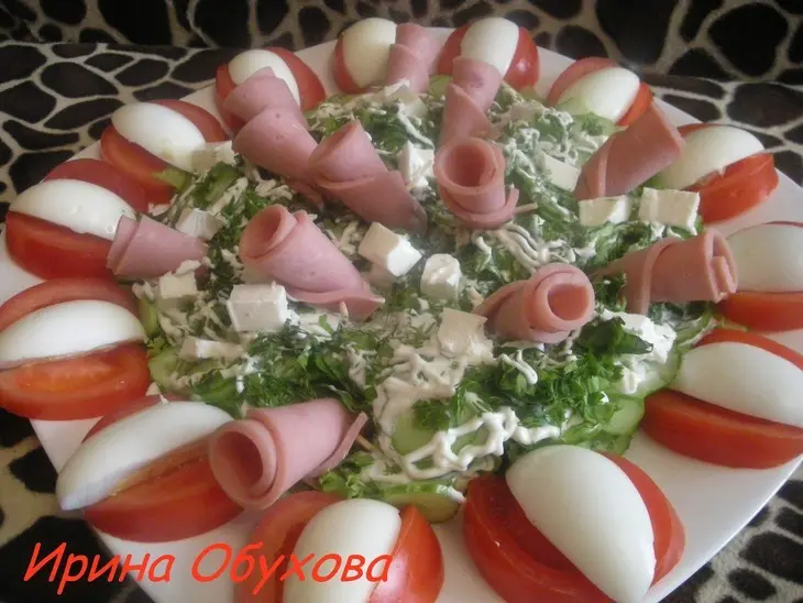 Салат «фантазия»: шаг 5