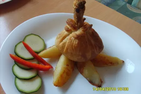 Куриные окорочка в ,,пальто´´: шаг 8