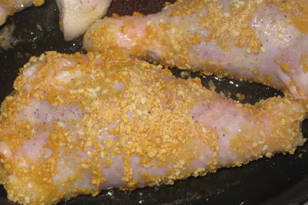 Куриные ножки,фаршированные сыром и луком-пореем.: шаг 6