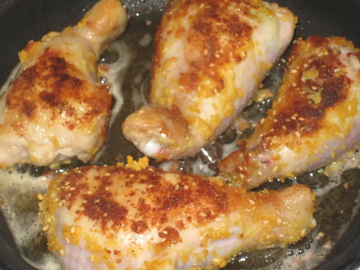 Куриные ножки,фаршированные сыром и луком-пореем.: шаг 7