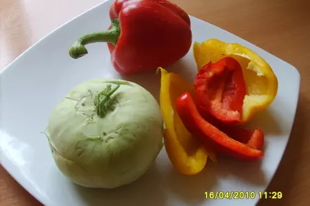 Салат,,кольраби´´: шаг 1