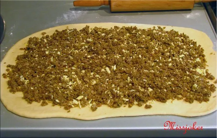 Мясной пирог по-праздничному: шаг 9
