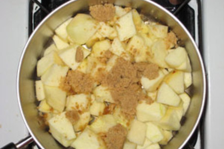 Овсяный пирог с фруктовой начинкой (из изюма, яблок или кураги с кокосом): шаг 1