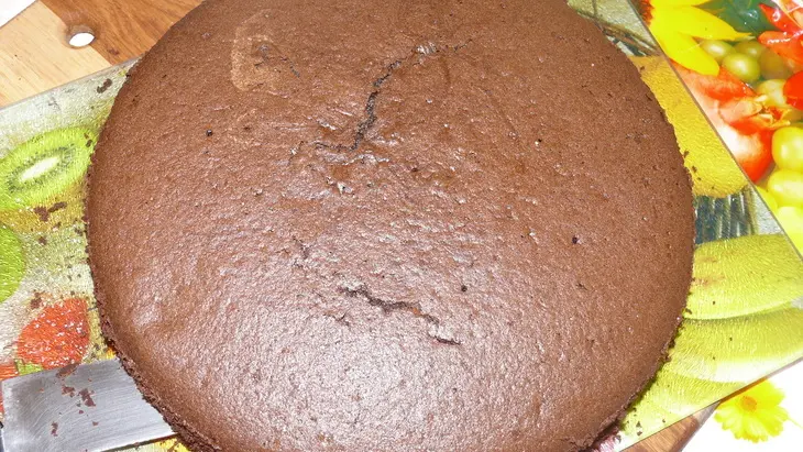Шоколадное наслаждение с лимонным курдои и сливками: шаг 1