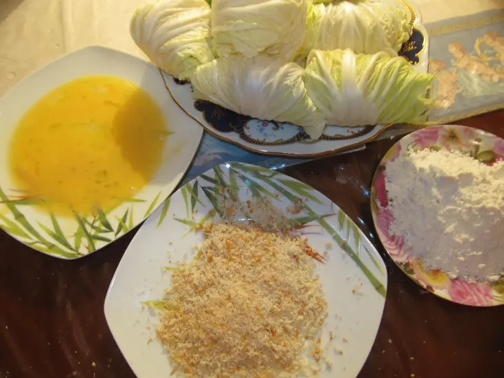 Голубцы из китайской капусты с форелью и сливочным сыром: шаг 8
