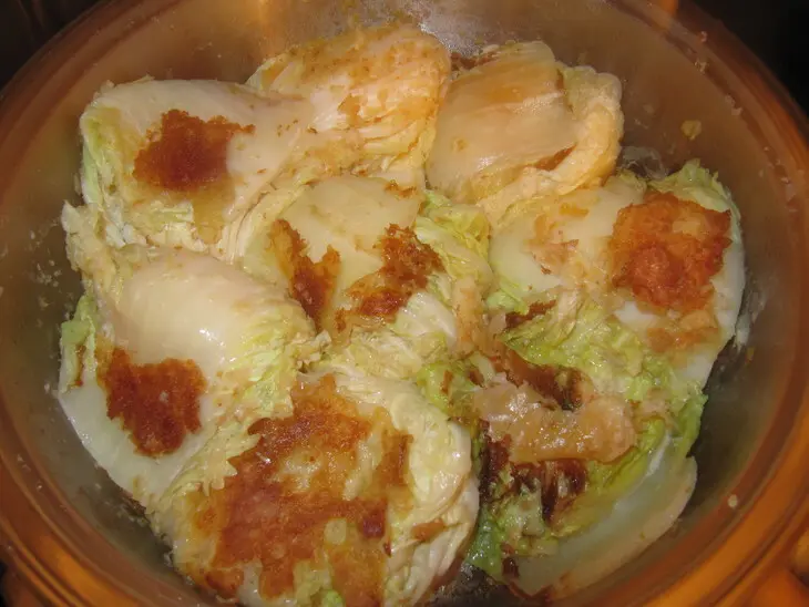 Голубцы из китайской капусты с форелью и сливочным сыром: шаг 10