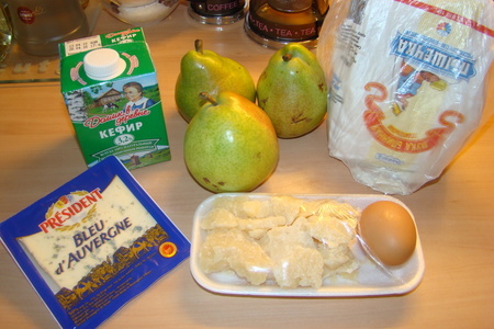 Закусочный сырно-грушевый пирог: шаг 1