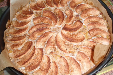 Овсяный пирог с яблочно-тыквенной начинкой: шаг 8
