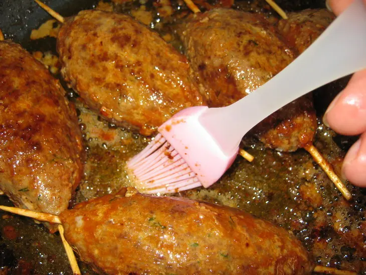 Котлетки восточные  на шпажках.-(kebab chobi): шаг 7