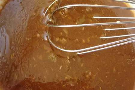 Салат с грудками, с двойным соусом: шаг 6