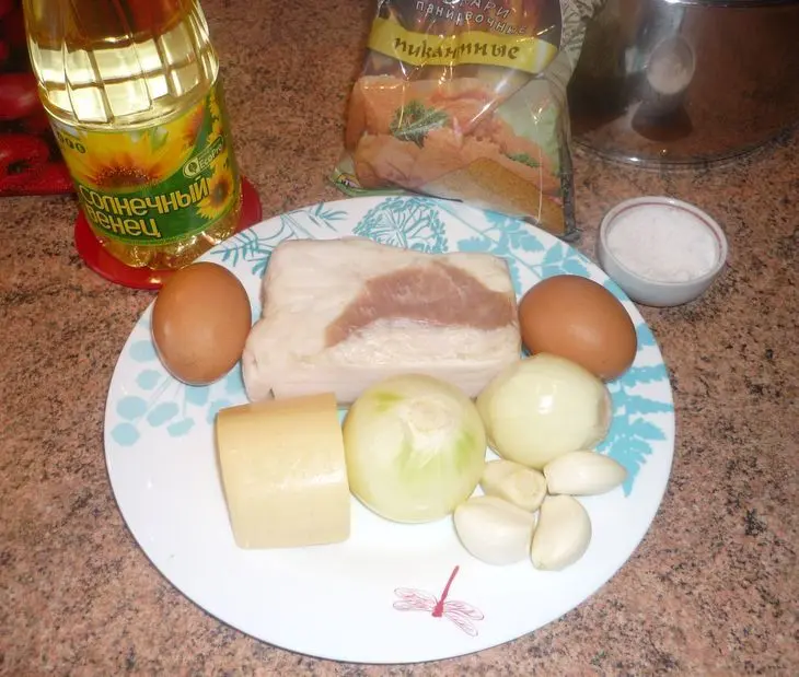 Котлеты из горбуши с сыром: шаг 2
