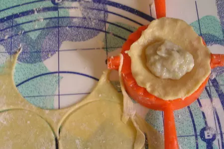 Нежные равиоли с курицей и сельдереем: шаг 15