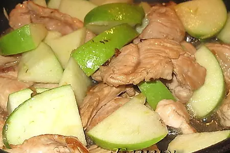 Филе индейки с яблоками: шаг 5