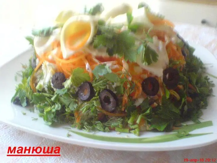 Салат "виола": шаг 9