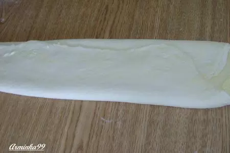 Пирожные из слоеного теста с заварным кремом и клубничным соусом: шаг 8