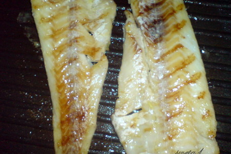 Рыба на гриле с сельдереевым ремуладом("triqlie al sedano "): шаг 7