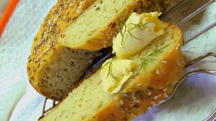 Хлеб картофельный с зеленью на рисовой закваске.: шаг 8