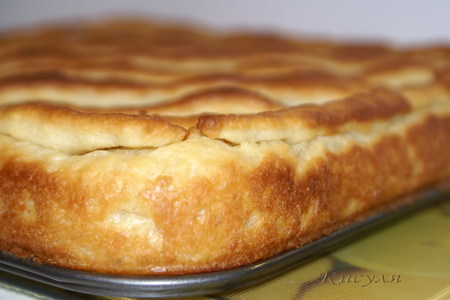 Заварное дрожжевое тесто и пирог с яблоками из него: шаг 13
