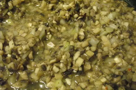 Лоранский пирог с курицей, грибами и брокколи: шаг 2