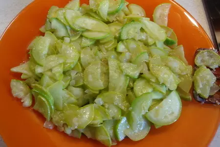 Пирог с кабачками и сыром.: шаг 4