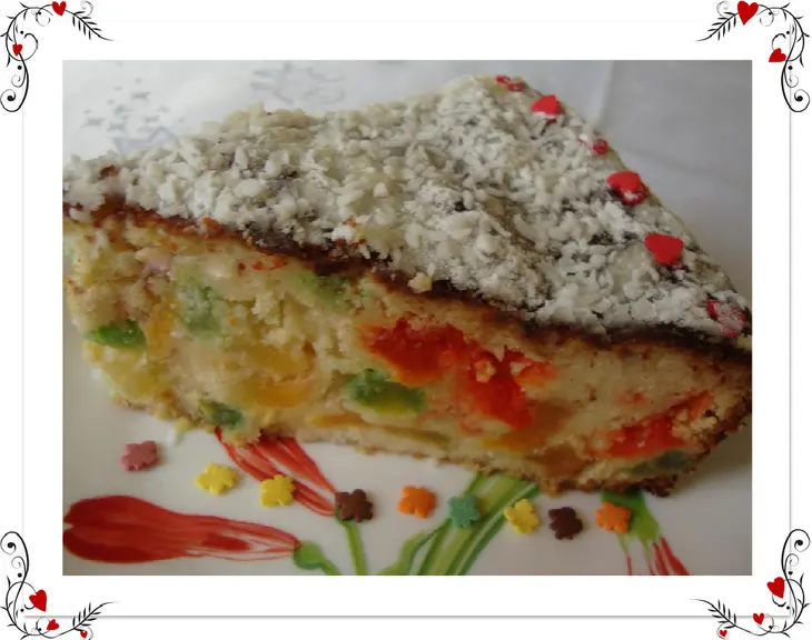 Лёгкий творожный пирог с дыней,кумкватом и грейпфрутом: шаг 3