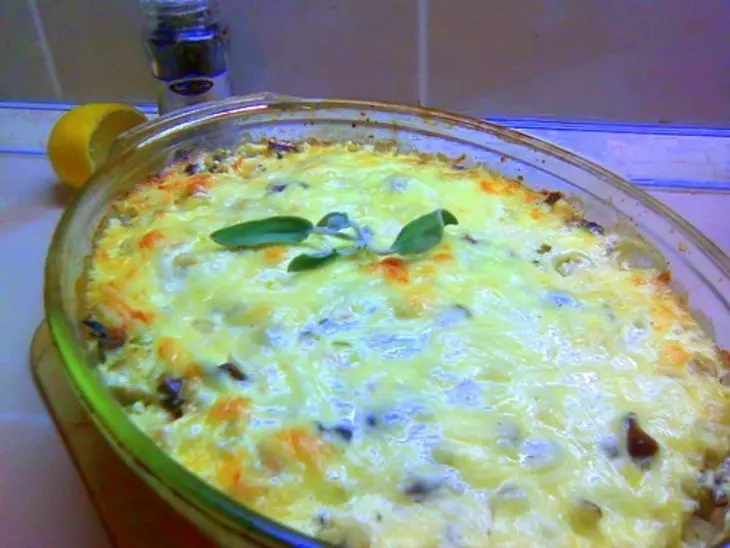 Запеканка с горбушей, рисом, креветками и…. ещё много с чем!: шаг 5