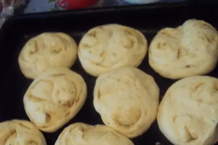 Плюшки с ореховой начинкой: шаг 7