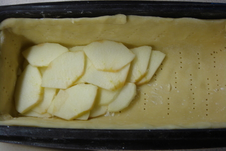 Яблочный пирог со сметаной.: шаг 3