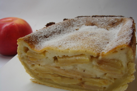 Яблочный пирог со сметаной.: шаг 6