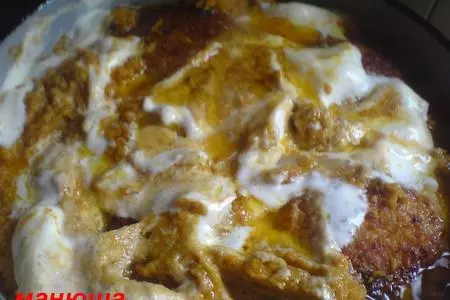 Курица в кабачковой икре: шаг 3