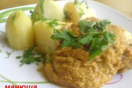 Курица в кабачковой икре: шаг 4