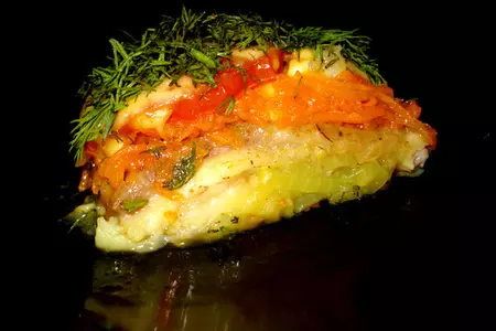 Пангасиус запеченный с овощами: шаг 5