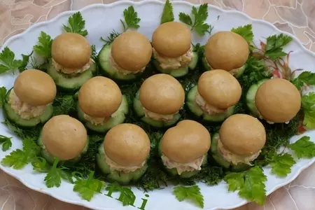 Закуска "грибная полянка": шаг 3