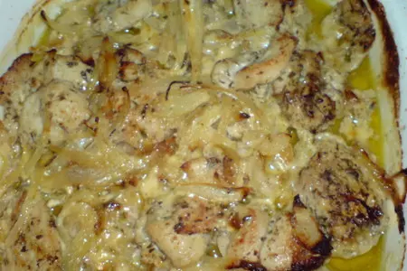 Мясо индейки с брынзой по-гречески: шаг 7