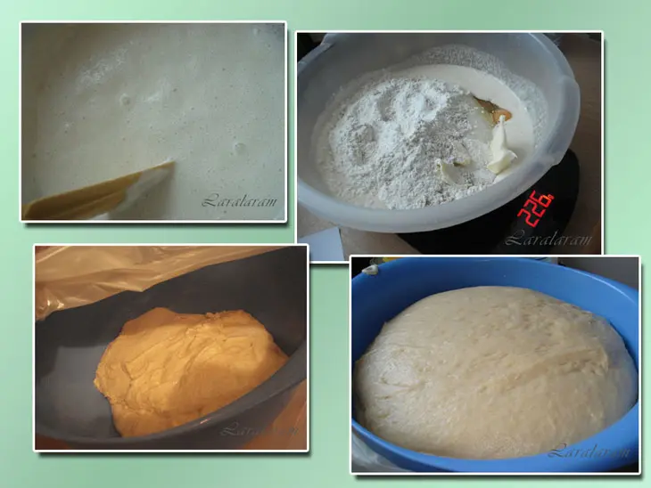 Булочки в "цветных беретиках" // conchas: шаг 1