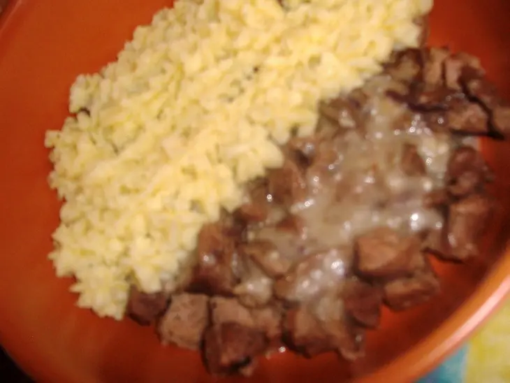Мясо под картофельной шубой: шаг 6