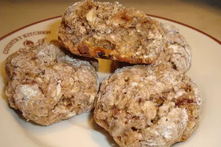 Овсяное печенье с курагой и йогуртом (вегетарианское): шаг 3