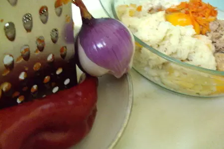 Рыбные котлеты с картофелем в духовке: шаг 5