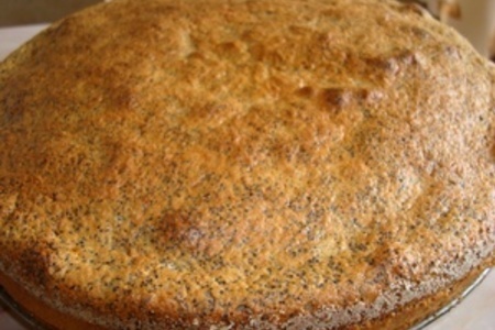 Маковый пирог с ореховой глазурью: шаг 5