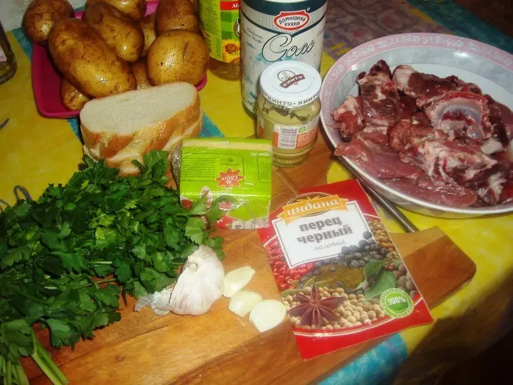 Баранина в сырной корочке с молодым картофелем: шаг 1