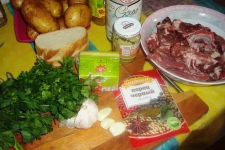 Баранина в сырной корочке с молодым картофелем: шаг 1