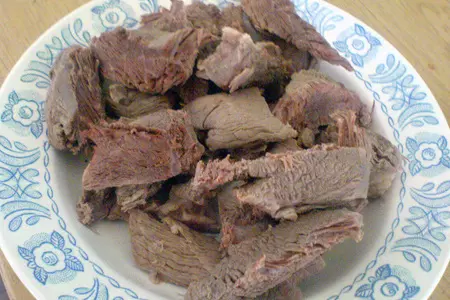 Мясо в цахтоне: шаг 1