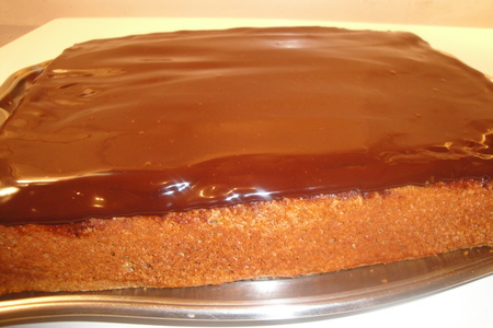 Ореховый пирог с шоколадной глазурью(καρυδοπιτα με γλασο): шаг 3