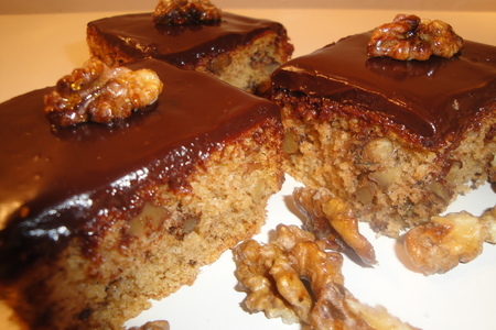 Ореховый пирог с шоколадной глазурью(καρυδοπιτα με γλασο): шаг 5
