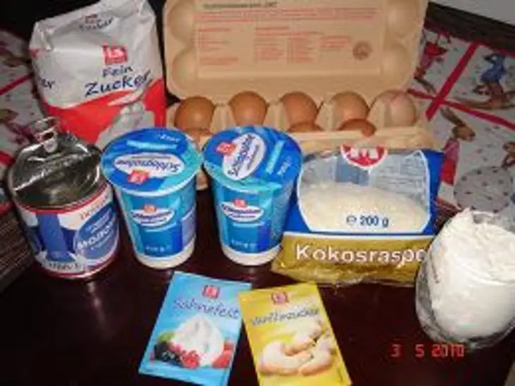 Торт "белоснежное raffaello": шаг 1