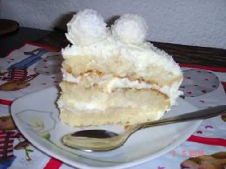 Торт "белоснежное raffaello": шаг 6