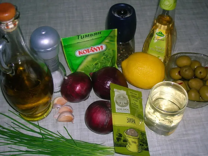 Эскабече из сибаса (или рыба по-перуански): шаг 2