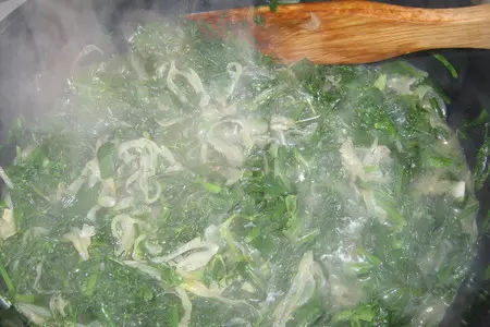 Мясо с зеленью -"сябзи гоурма": шаг 6