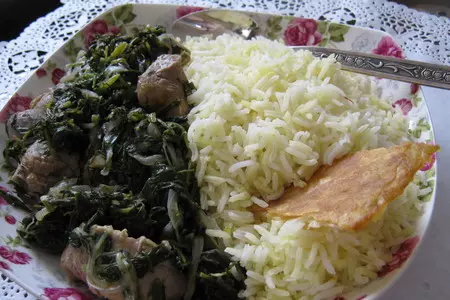 Мясо с зеленью -"сябзи гоурма": шаг 17