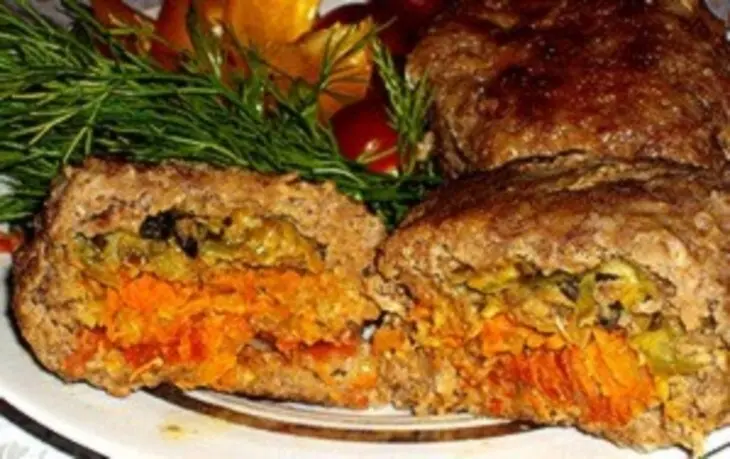 Зразы мясные слоеные: шаг 9